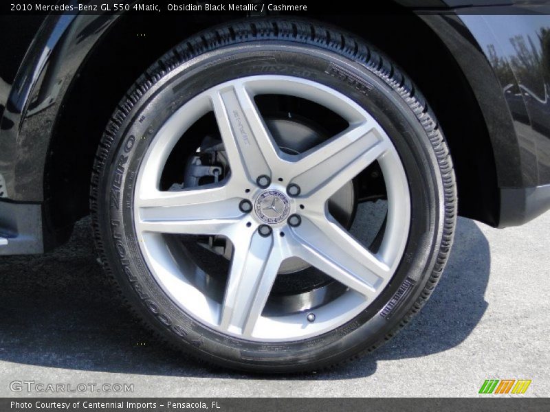 Obsidian Black Metallic / Cashmere 2010 Mercedes-Benz GL 550 4Matic