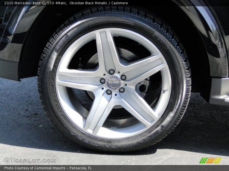 Obsidian Black Metallic / Cashmere 2010 Mercedes-Benz GL 550 4Matic
