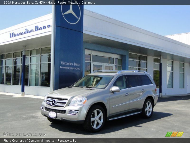 Pewter Metallic / Cashmere 2009 Mercedes-Benz GL 450 4Matic