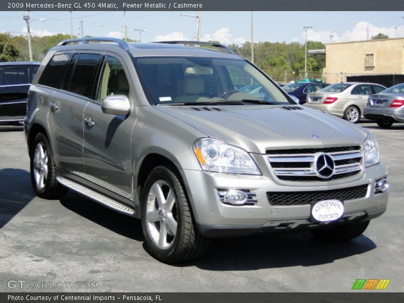 Pewter Metallic / Cashmere 2009 Mercedes-Benz GL 450 4Matic