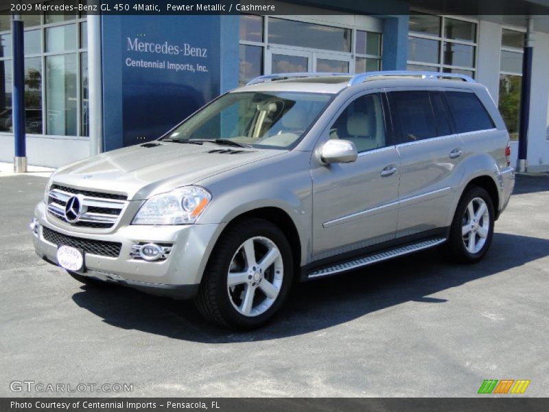 Pewter Metallic / Cashmere 2009 Mercedes-Benz GL 450 4Matic