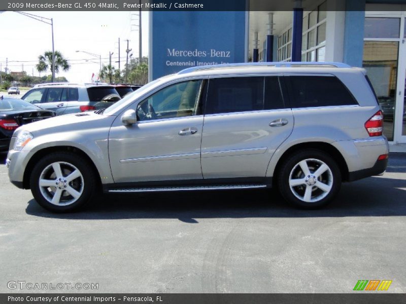 Pewter Metallic / Cashmere 2009 Mercedes-Benz GL 450 4Matic