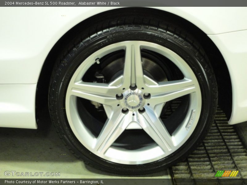 Alabaster White / Black 2004 Mercedes-Benz SL 500 Roadster