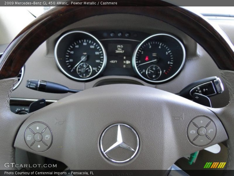 Pewter Metallic / Cashmere 2009 Mercedes-Benz GL 450 4Matic