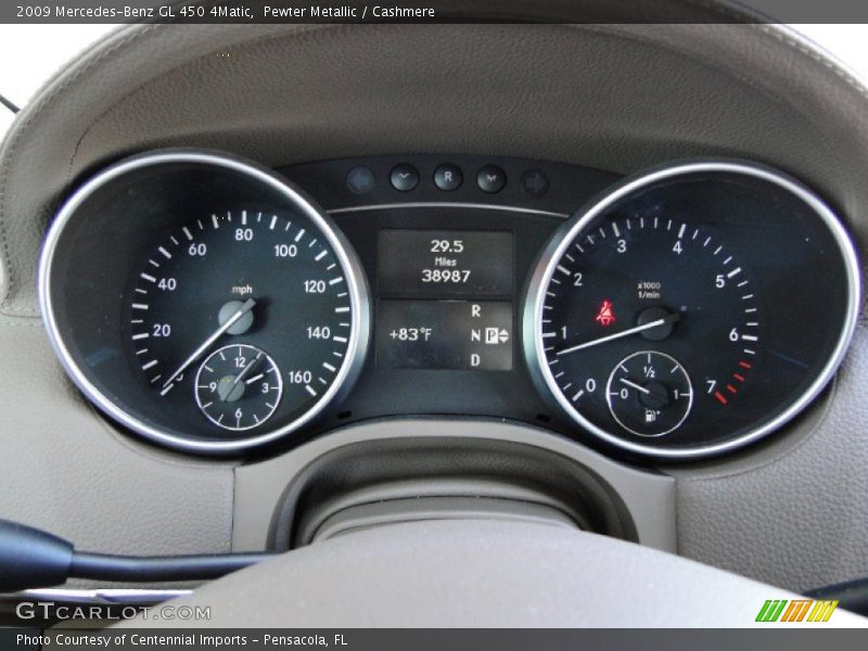 Pewter Metallic / Cashmere 2009 Mercedes-Benz GL 450 4Matic