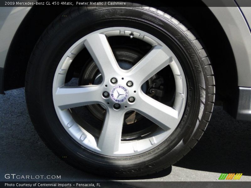 Pewter Metallic / Cashmere 2009 Mercedes-Benz GL 450 4Matic