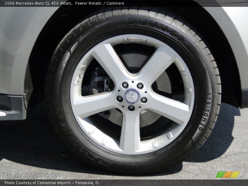 Pewter Metallic / Cashmere 2009 Mercedes-Benz GL 450 4Matic