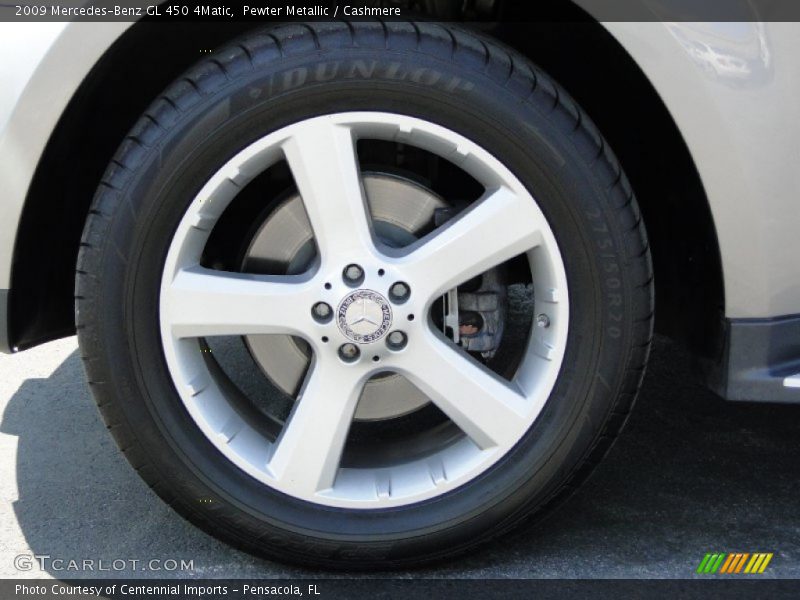 Pewter Metallic / Cashmere 2009 Mercedes-Benz GL 450 4Matic