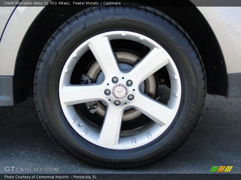 Pewter Metallic / Cashmere 2009 Mercedes-Benz GL 450 4Matic