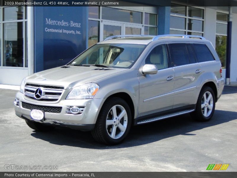Pewter Metallic / Cashmere 2009 Mercedes-Benz GL 450 4Matic
