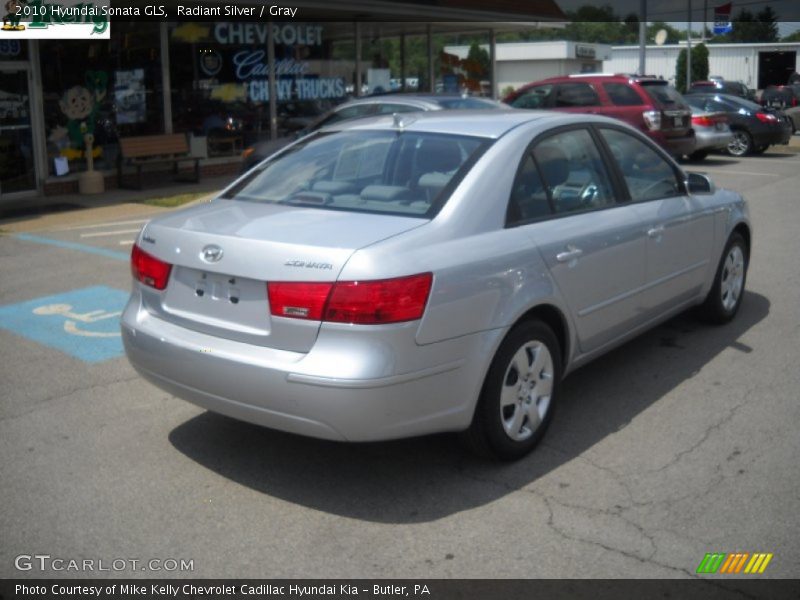 Radiant Silver / Gray 2010 Hyundai Sonata GLS