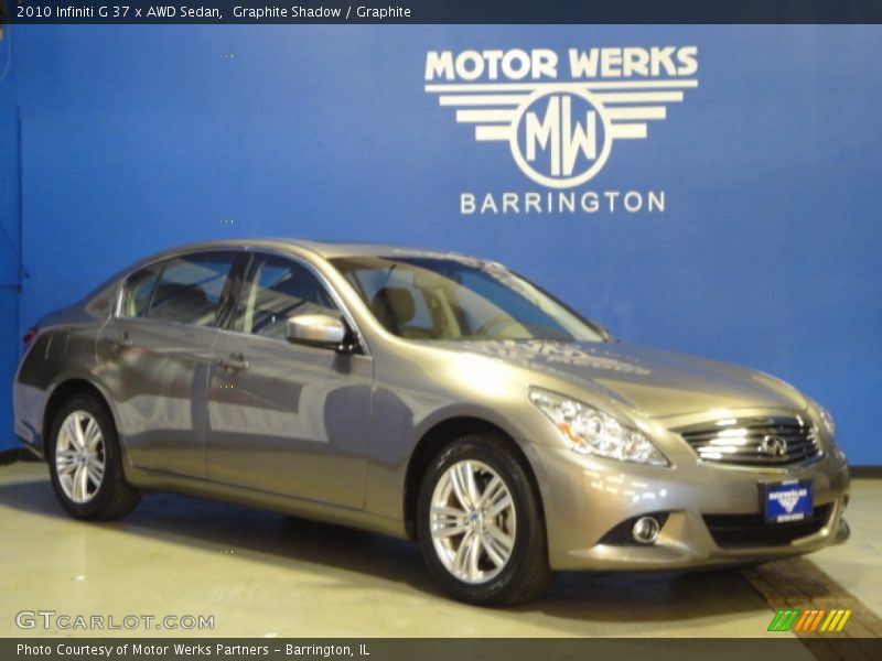 Graphite Shadow / Graphite 2010 Infiniti G 37 x AWD Sedan