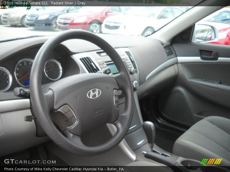 Radiant Silver / Gray 2010 Hyundai Sonata GLS