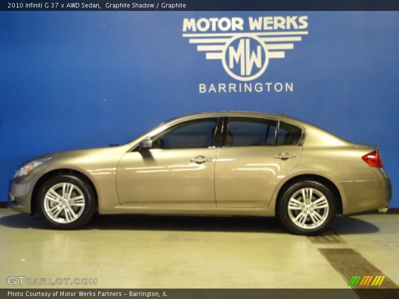 Graphite Shadow / Graphite 2010 Infiniti G 37 x AWD Sedan