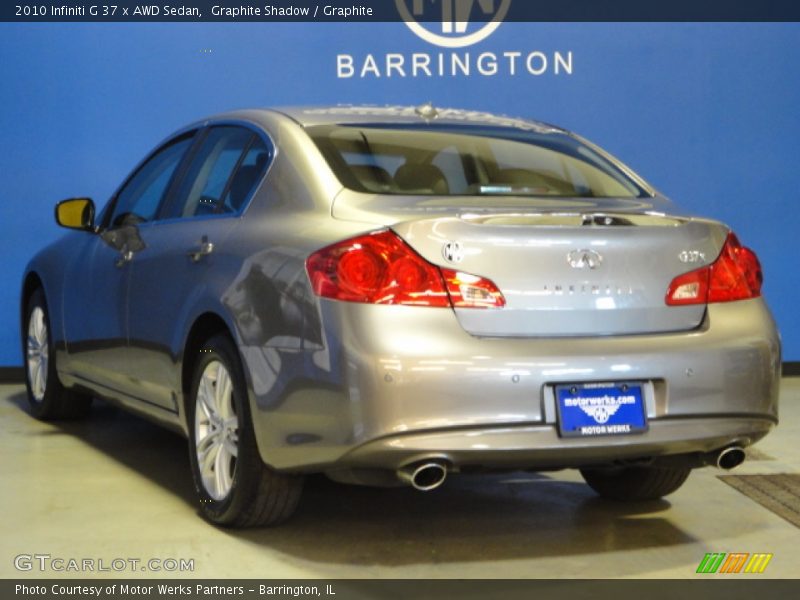 Graphite Shadow / Graphite 2010 Infiniti G 37 x AWD Sedan