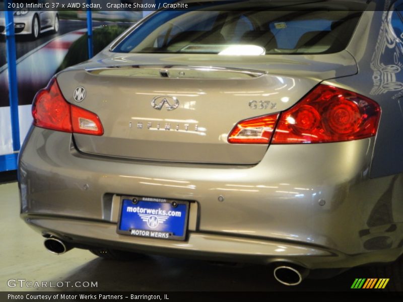 Graphite Shadow / Graphite 2010 Infiniti G 37 x AWD Sedan