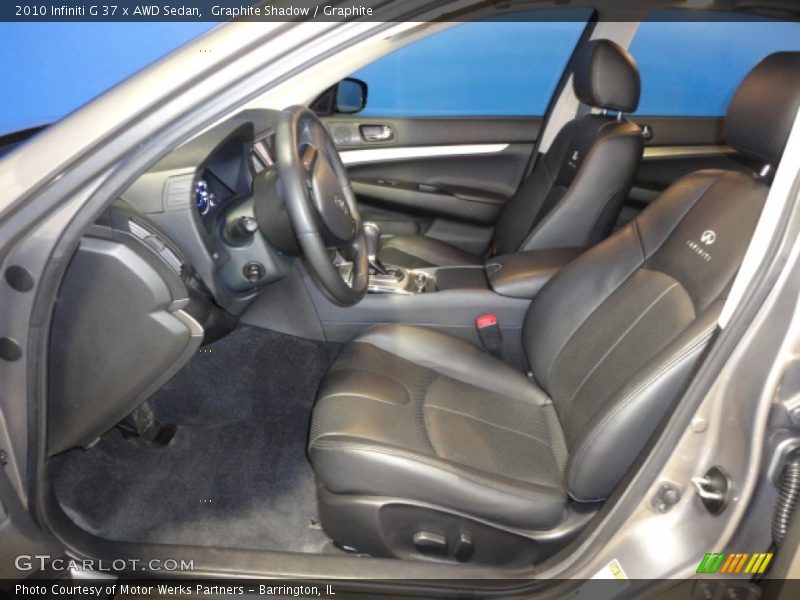 Graphite Shadow / Graphite 2010 Infiniti G 37 x AWD Sedan