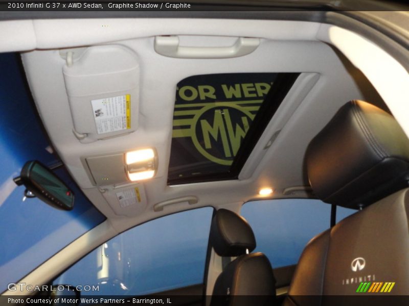 Graphite Shadow / Graphite 2010 Infiniti G 37 x AWD Sedan