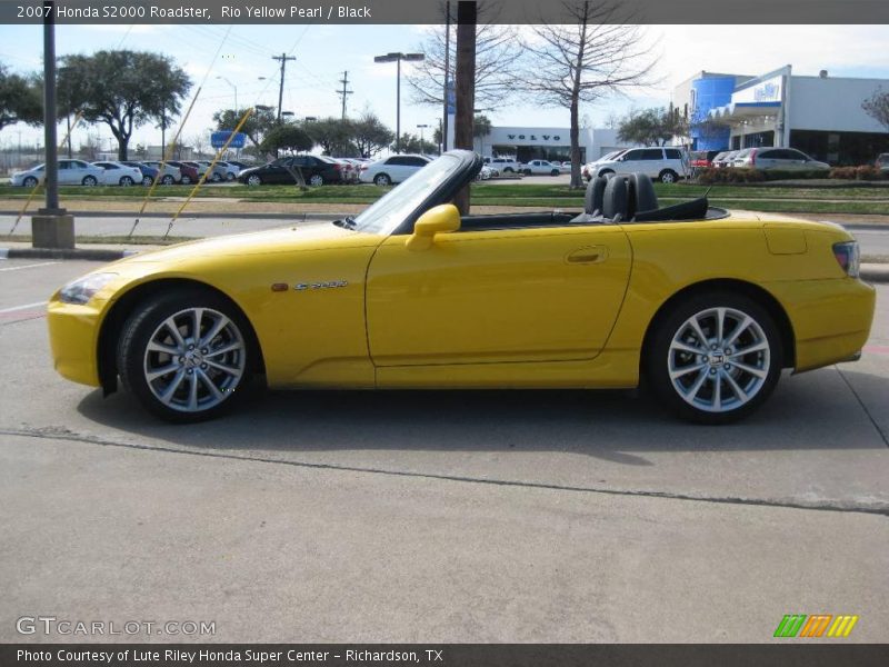 Rio Yellow Pearl / Black 2007 Honda S2000 Roadster