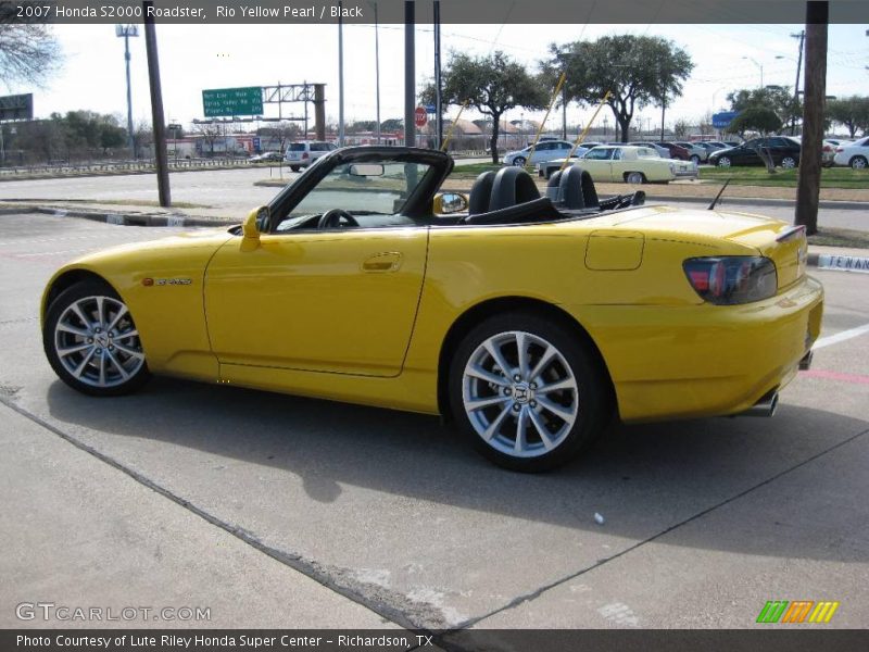 Rio Yellow Pearl / Black 2007 Honda S2000 Roadster