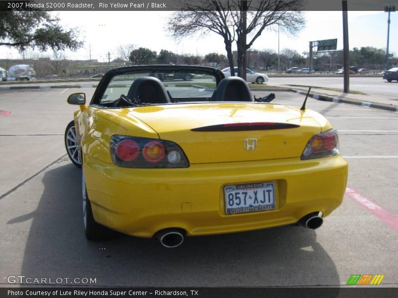 Rio Yellow Pearl / Black 2007 Honda S2000 Roadster