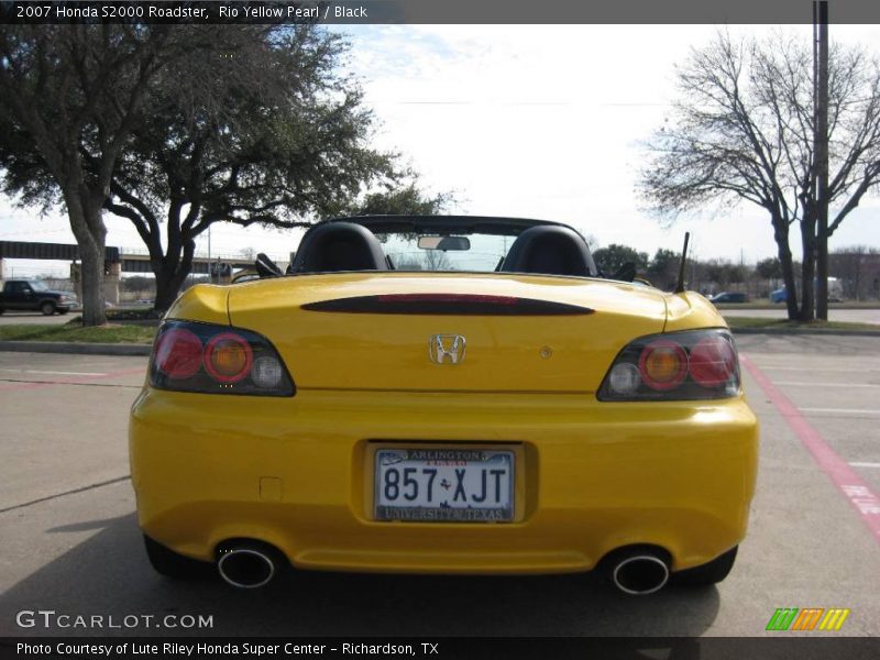 Rio Yellow Pearl / Black 2007 Honda S2000 Roadster