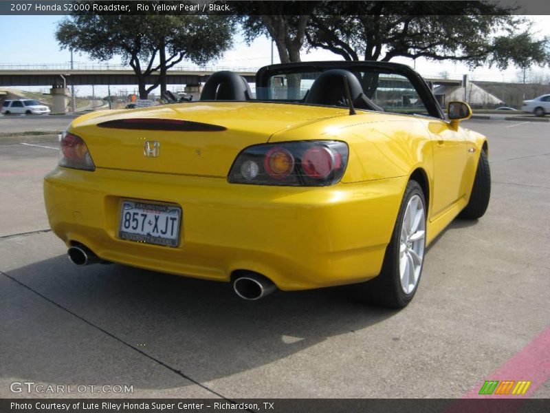 Rio Yellow Pearl / Black 2007 Honda S2000 Roadster