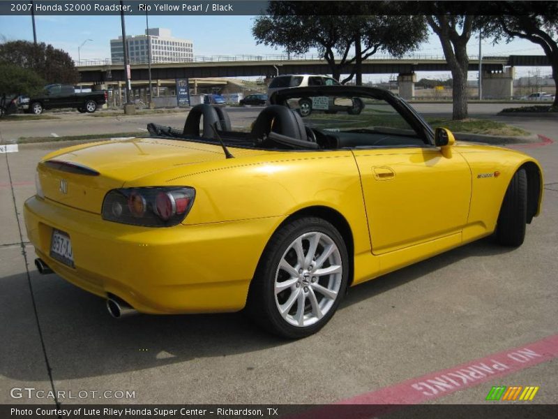 Rio Yellow Pearl / Black 2007 Honda S2000 Roadster