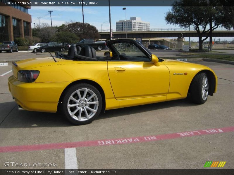 Rio Yellow Pearl / Black 2007 Honda S2000 Roadster