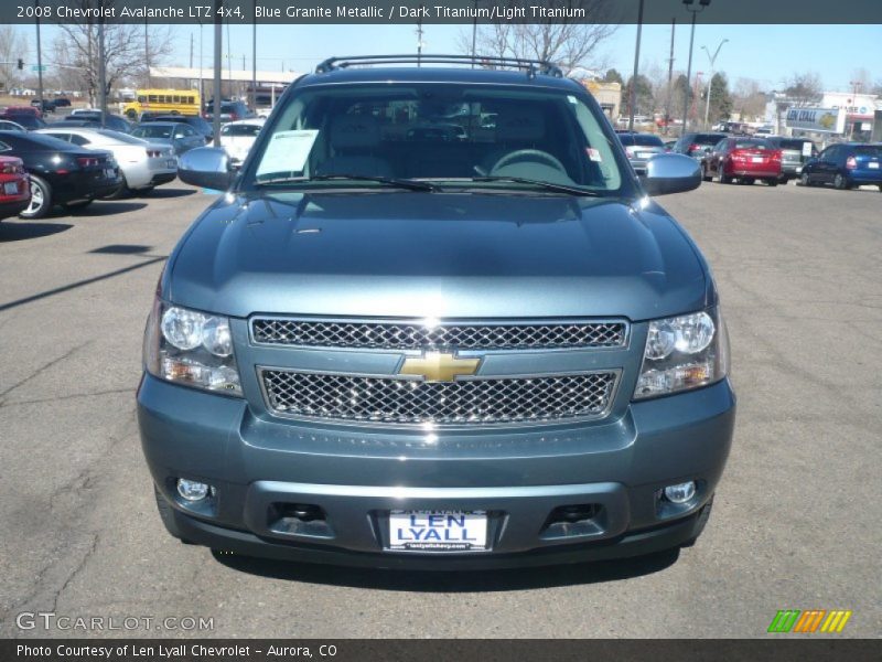 Blue Granite Metallic / Dark Titanium/Light Titanium 2008 Chevrolet Avalanche LTZ 4x4