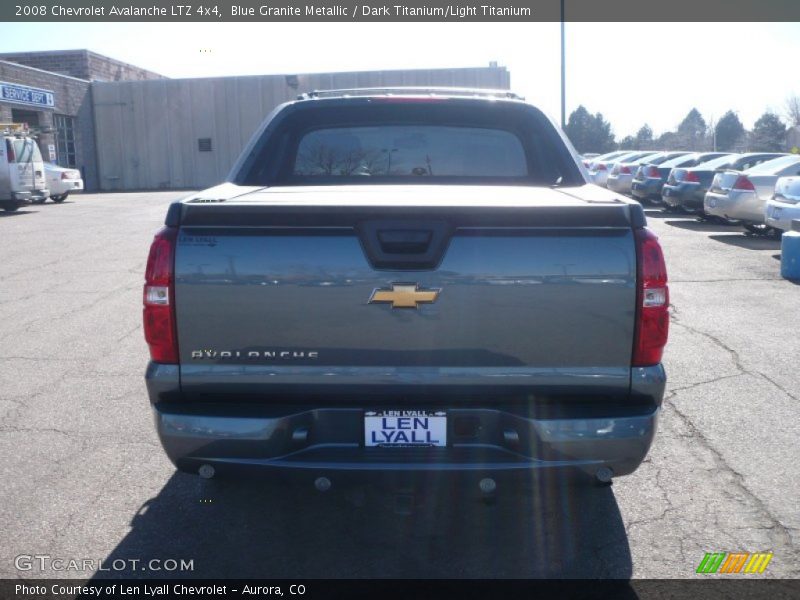 Blue Granite Metallic / Dark Titanium/Light Titanium 2008 Chevrolet Avalanche LTZ 4x4