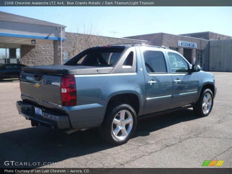 Blue Granite Metallic / Dark Titanium/Light Titanium 2008 Chevrolet Avalanche LTZ 4x4