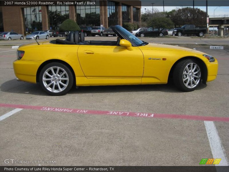 Rio Yellow Pearl / Black 2007 Honda S2000 Roadster