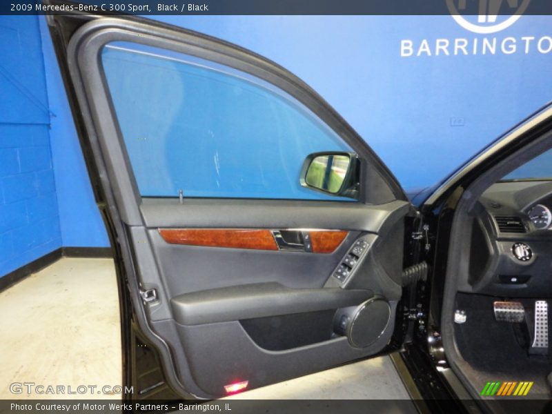 Black / Black 2009 Mercedes-Benz C 300 Sport
