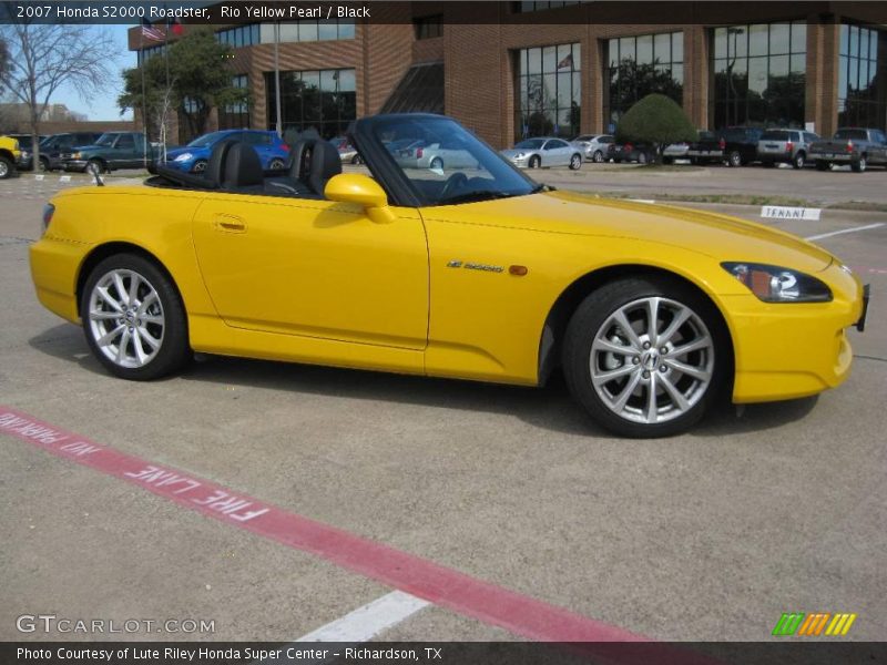 Rio Yellow Pearl / Black 2007 Honda S2000 Roadster