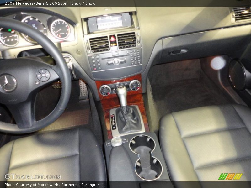 Black / Black 2009 Mercedes-Benz C 300 Sport