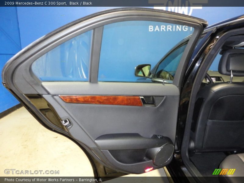 Black / Black 2009 Mercedes-Benz C 300 Sport