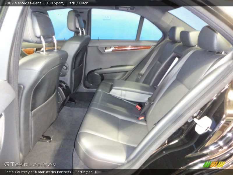 Black / Black 2009 Mercedes-Benz C 300 Sport