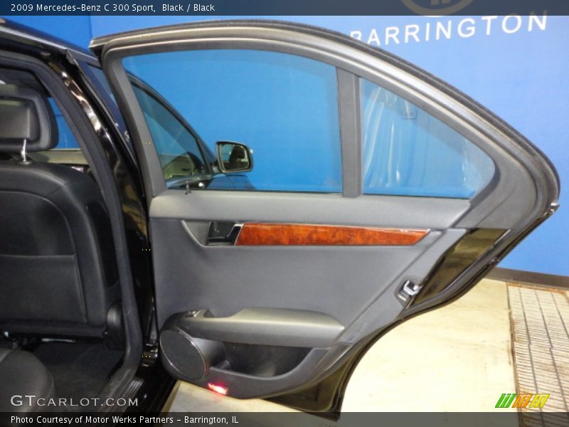 Black / Black 2009 Mercedes-Benz C 300 Sport