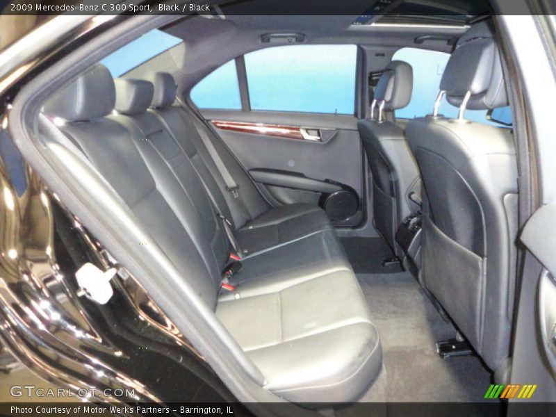 Black / Black 2009 Mercedes-Benz C 300 Sport