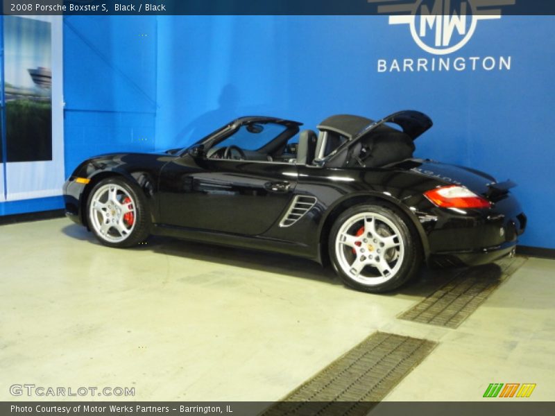 Black / Black 2008 Porsche Boxster S