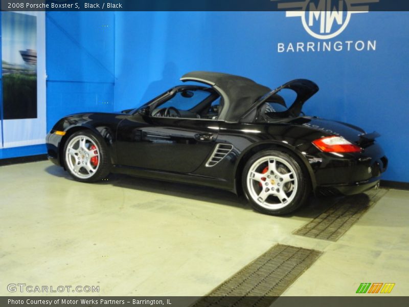 Black / Black 2008 Porsche Boxster S