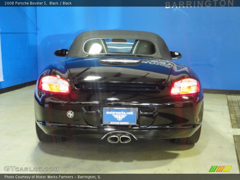 Black / Black 2008 Porsche Boxster S