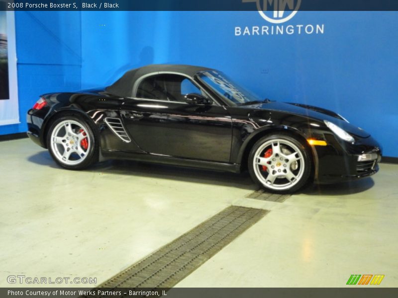 Black / Black 2008 Porsche Boxster S