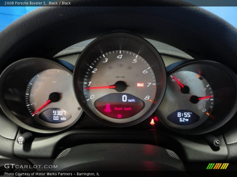 Black / Black 2008 Porsche Boxster S