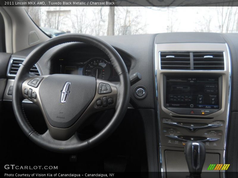 Tuxedo Black Metallic / Charcoal Black 2011 Lincoln MKX AWD