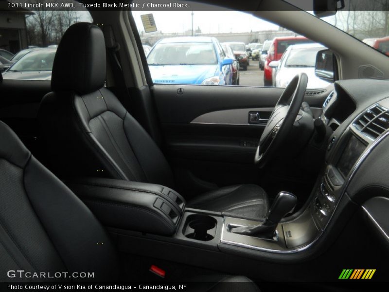 Tuxedo Black Metallic / Charcoal Black 2011 Lincoln MKX AWD