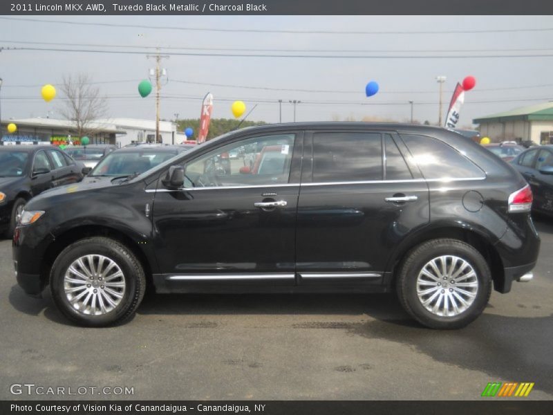 Tuxedo Black Metallic / Charcoal Black 2011 Lincoln MKX AWD