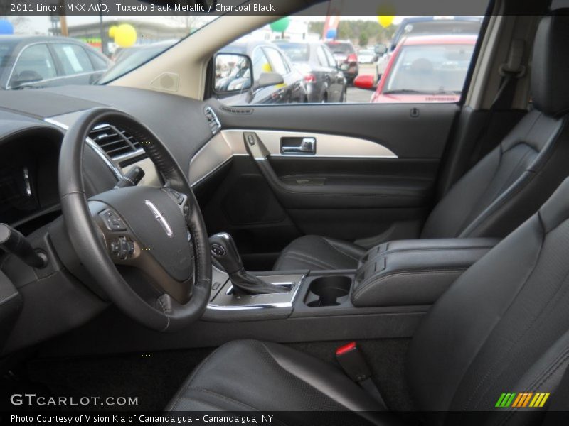 Tuxedo Black Metallic / Charcoal Black 2011 Lincoln MKX AWD