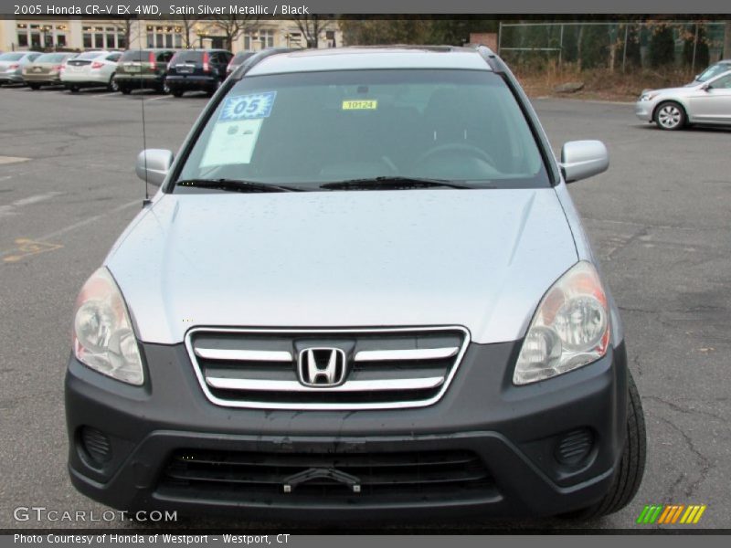 Satin Silver Metallic / Black 2005 Honda CR-V EX 4WD